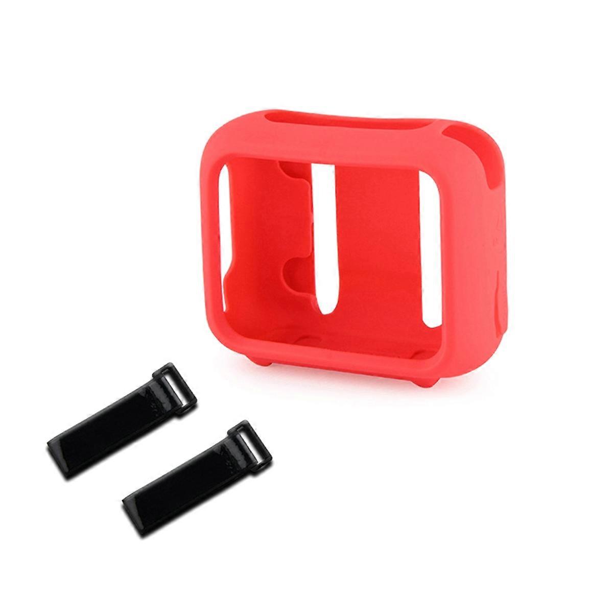 Protective Silicone Case for Go 4 Shockproof Case with Mounting Strap Ideal for porting Your Speaker Red