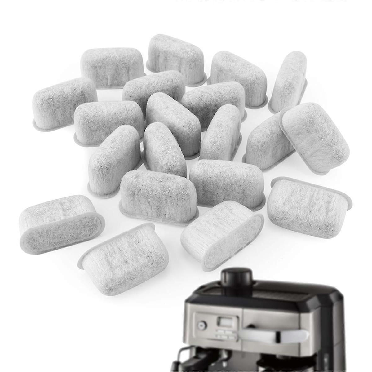 20 Pcs Espresso Machine Filter for ,Super Strong Adsorption Activated Charcoal Coffee Water Filter Replacement