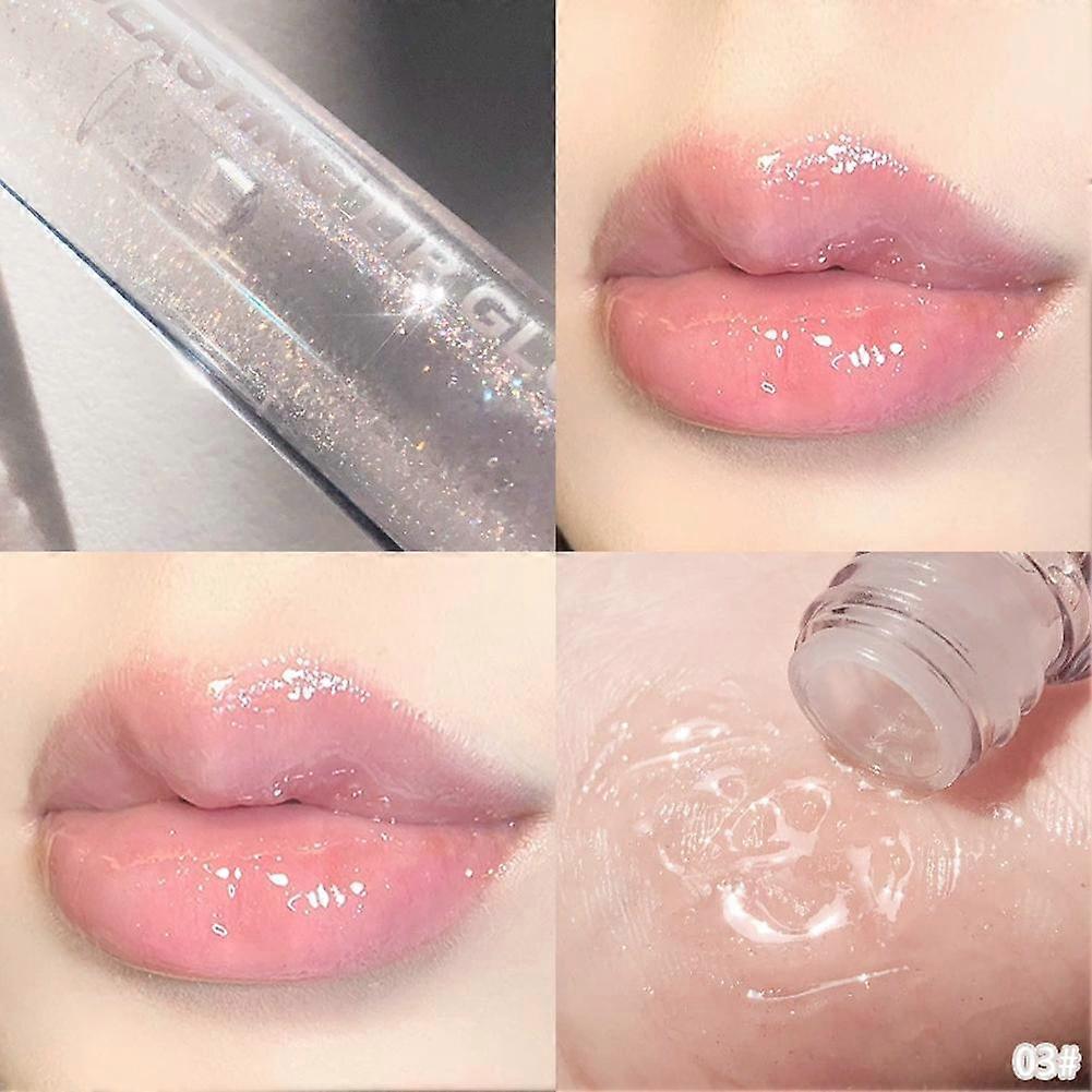 Long-Lasting Pearlescent Lip Gloss with Mirror Shine Hydrating and Waterproof Formula for Voluminous Radiant Lips