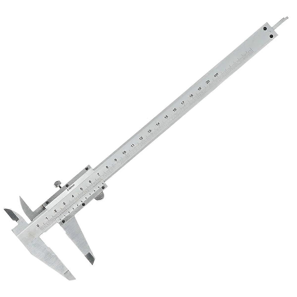 0-200mm Vernier Caliper Carbon Steel Caliper Measuring Tool 0.001mm Caliper Manual Micrometer Slide