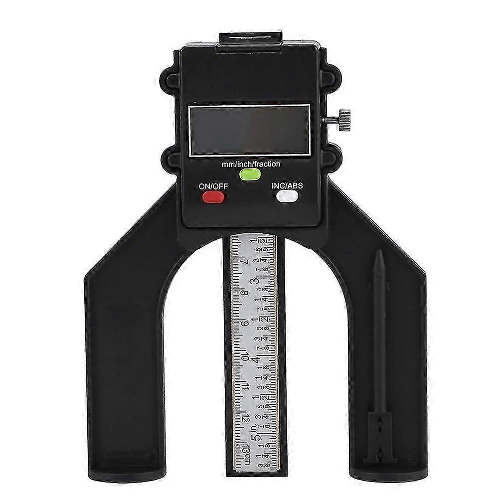 0-80mm Digital Depth Gauge with Magnetic Self-Standing Feet, INC/ABS Digital Depth Height Gauge, Depth Measuring Tool, 0.05mm Resolution