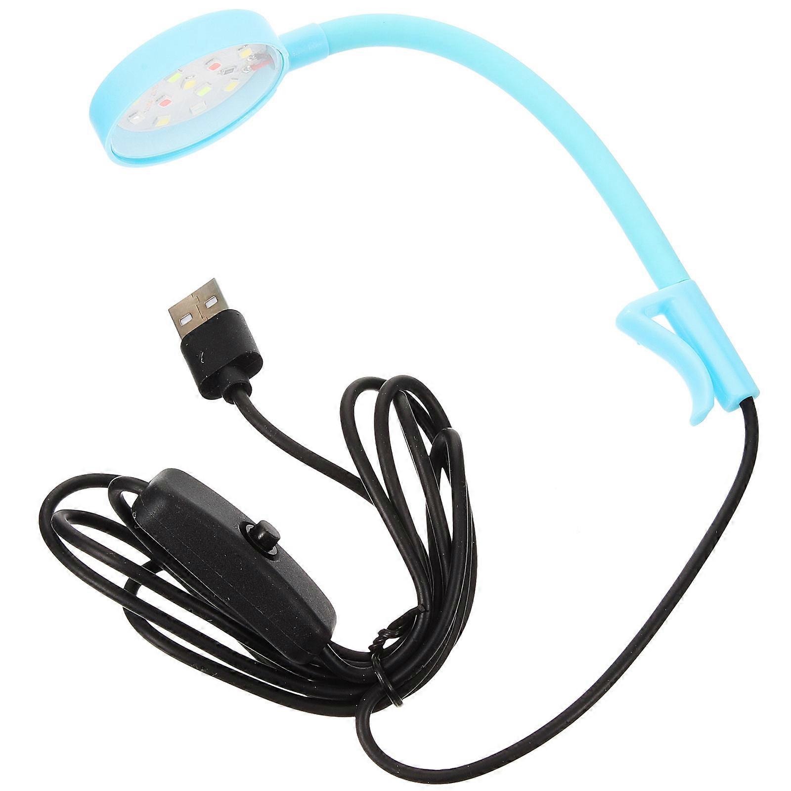 Compact Aquarium Light Clamp-Type Fish Tank LED Lamp for 4Pcs Set