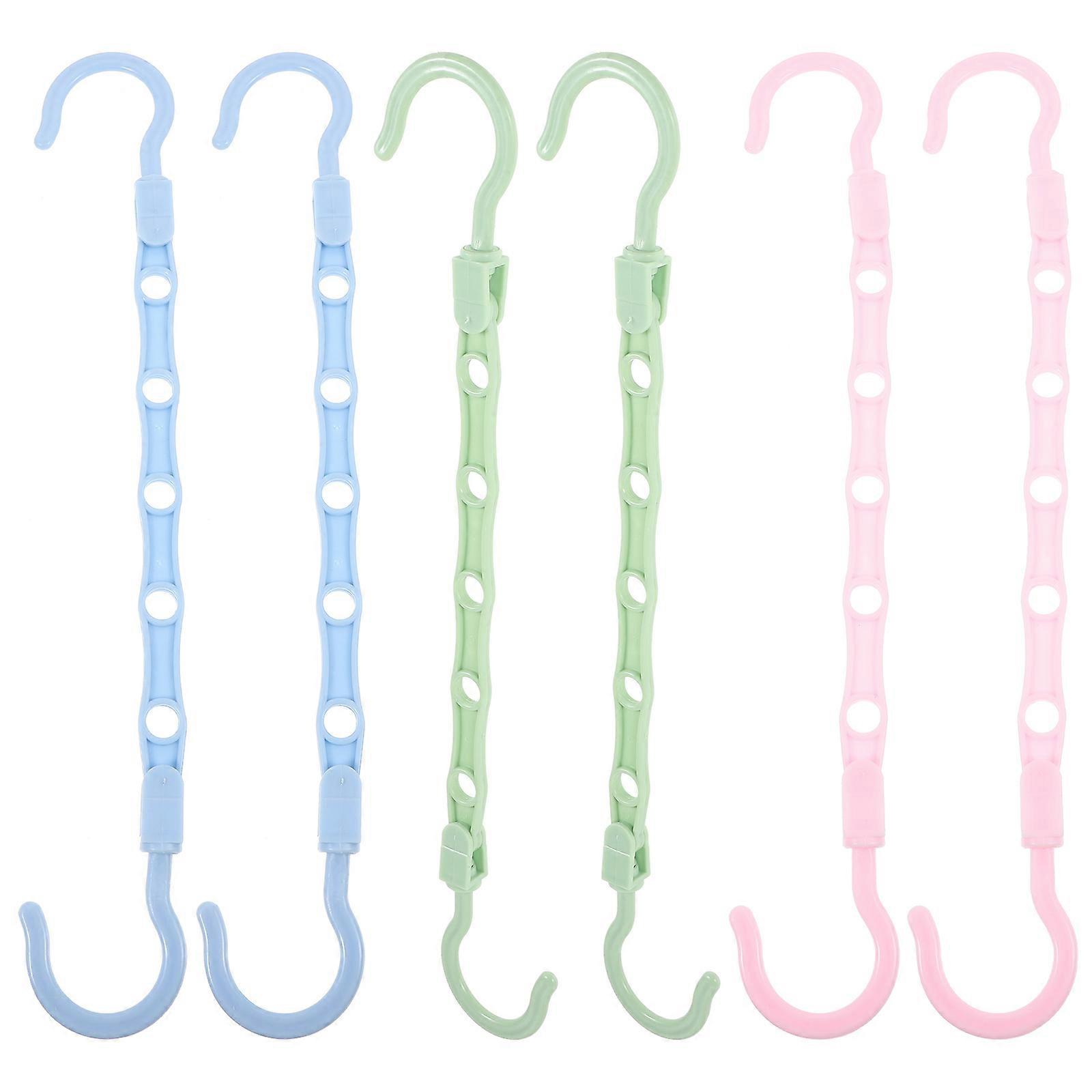 Multi-functional Space Saving Hangers 30 Pcs For Coats Pants Apparel Homeowners Closet Organizer PP Material