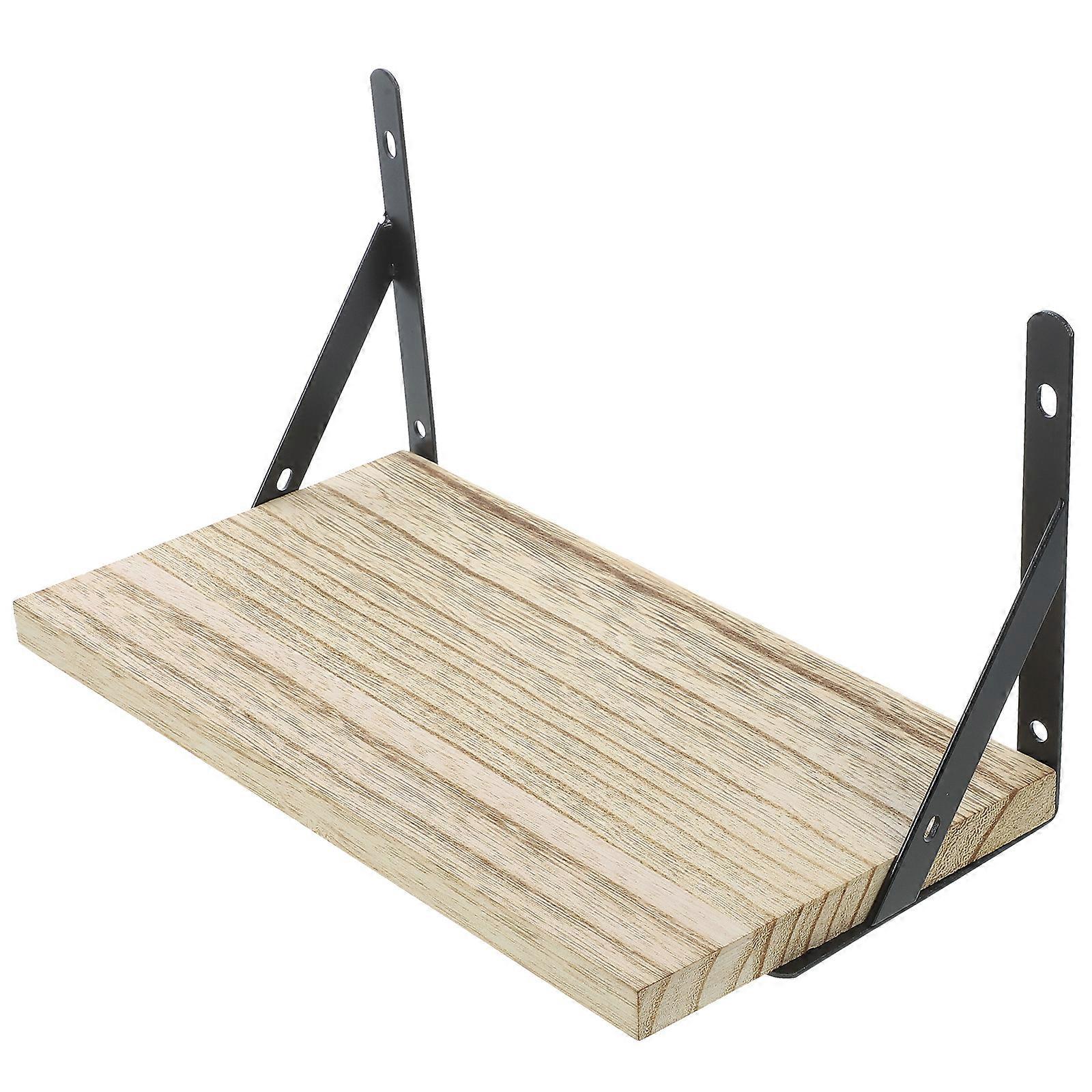 Wall Mounted Shelf Wood Shelf for Storage 3Pcs Floating Rustic Shelves