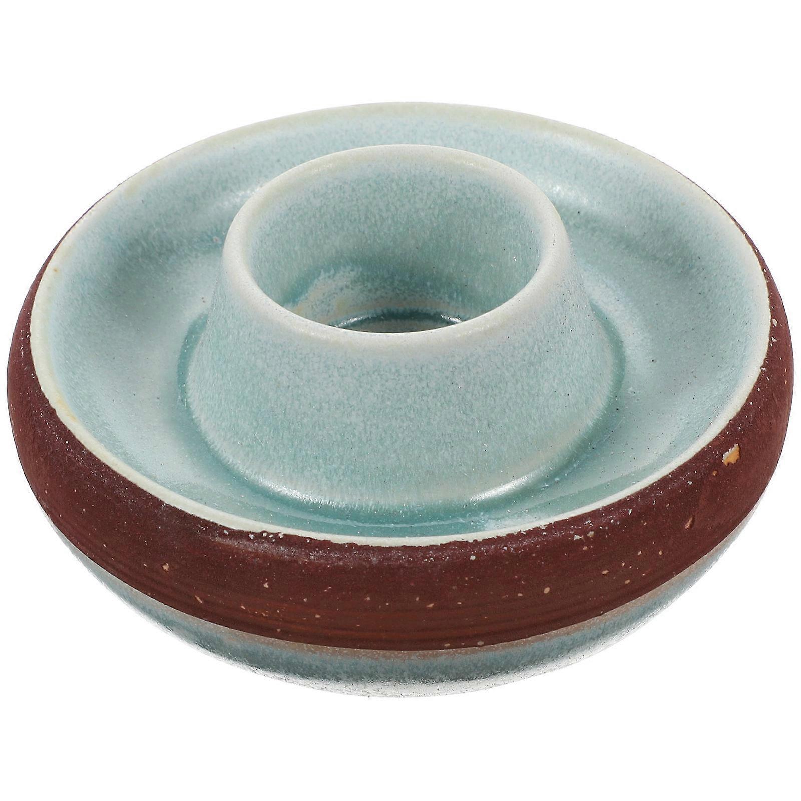 Ceramic Matches Jar for Storage Blue 5Pcs Match Storage Holder