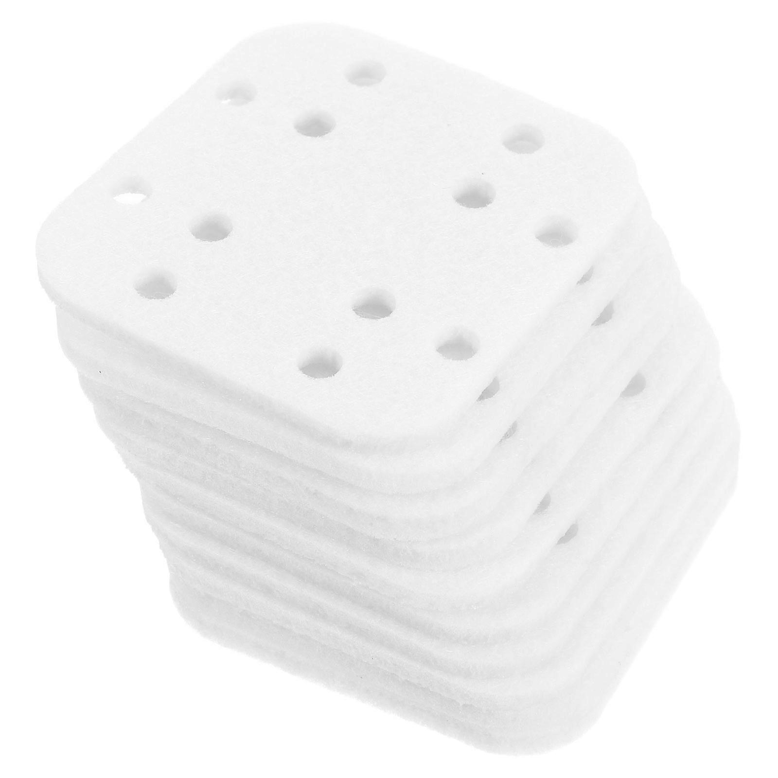 Humidifier Filters Square for Home Use Office Use White 5.50X5.00X0.10CM Mineral Absorption 10Pcs