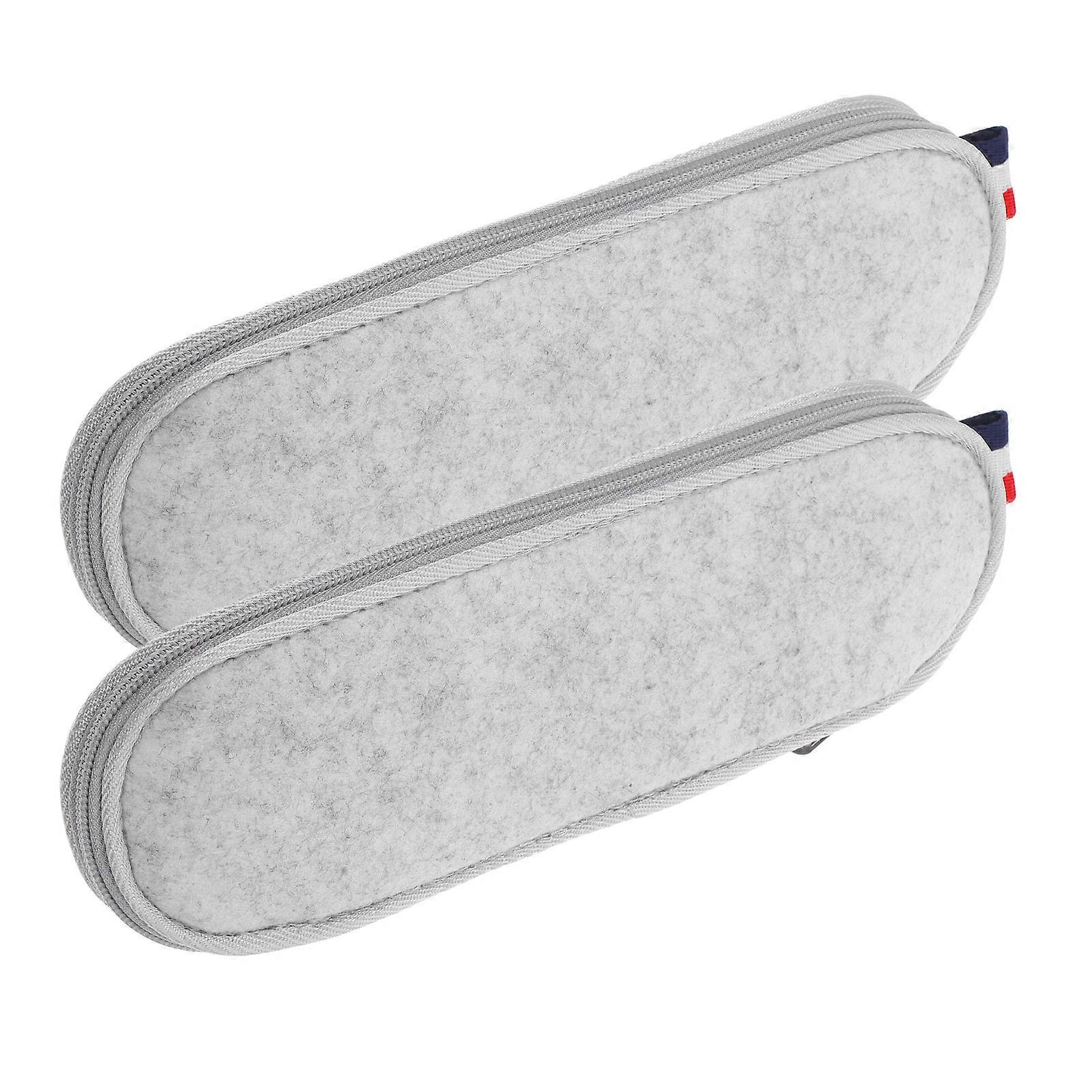 Flatware Bag for Storage Use 4Pcs Portable Felt Cloth Storage Pouch