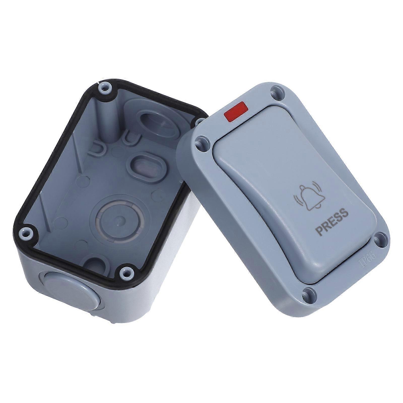 School Door Switch Lighted Push Switch For Courtyards Warehouses Schools Waterproof 1Set