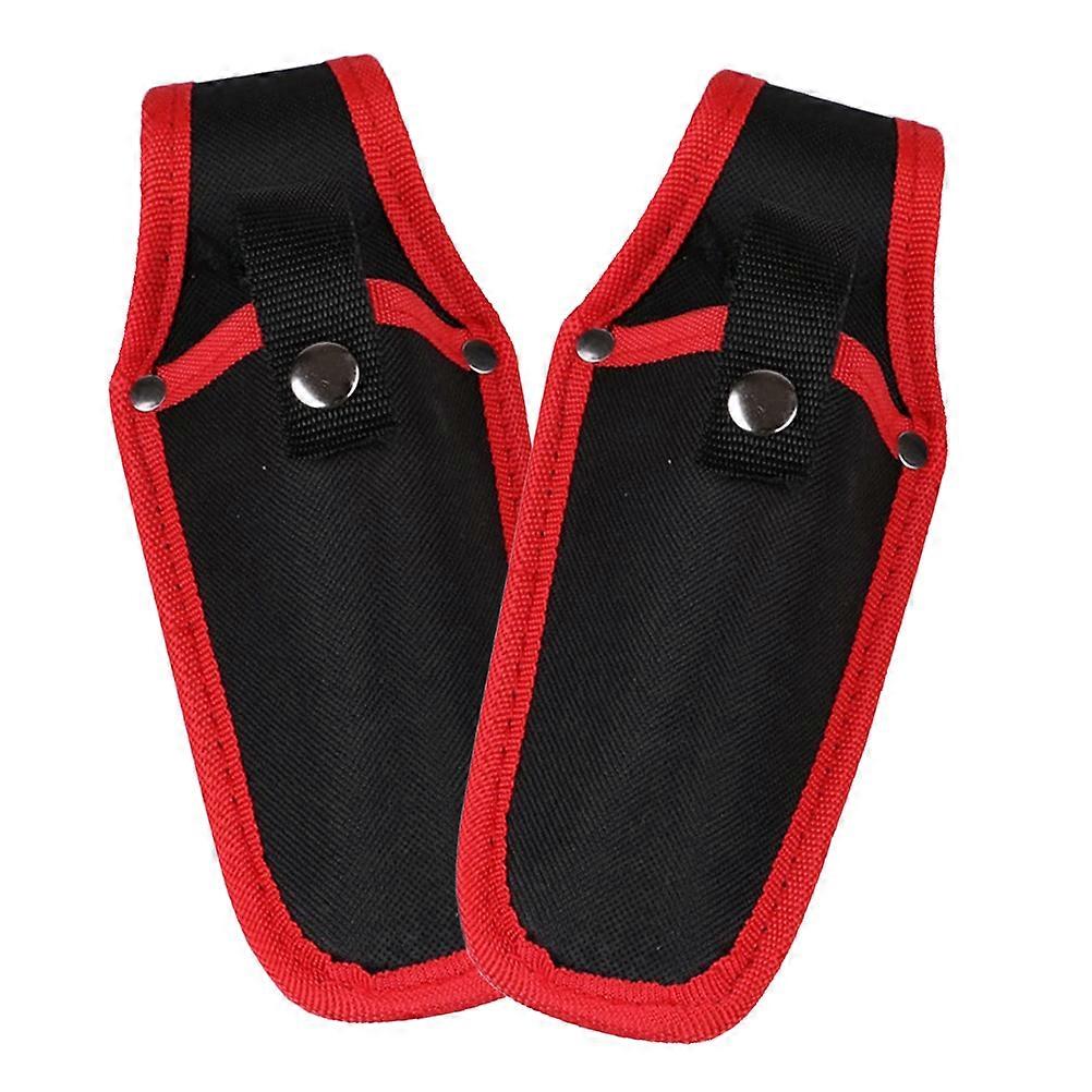 Black Canvas Pruner Sheath for Storage 6Pcs Garden Scissor Cases