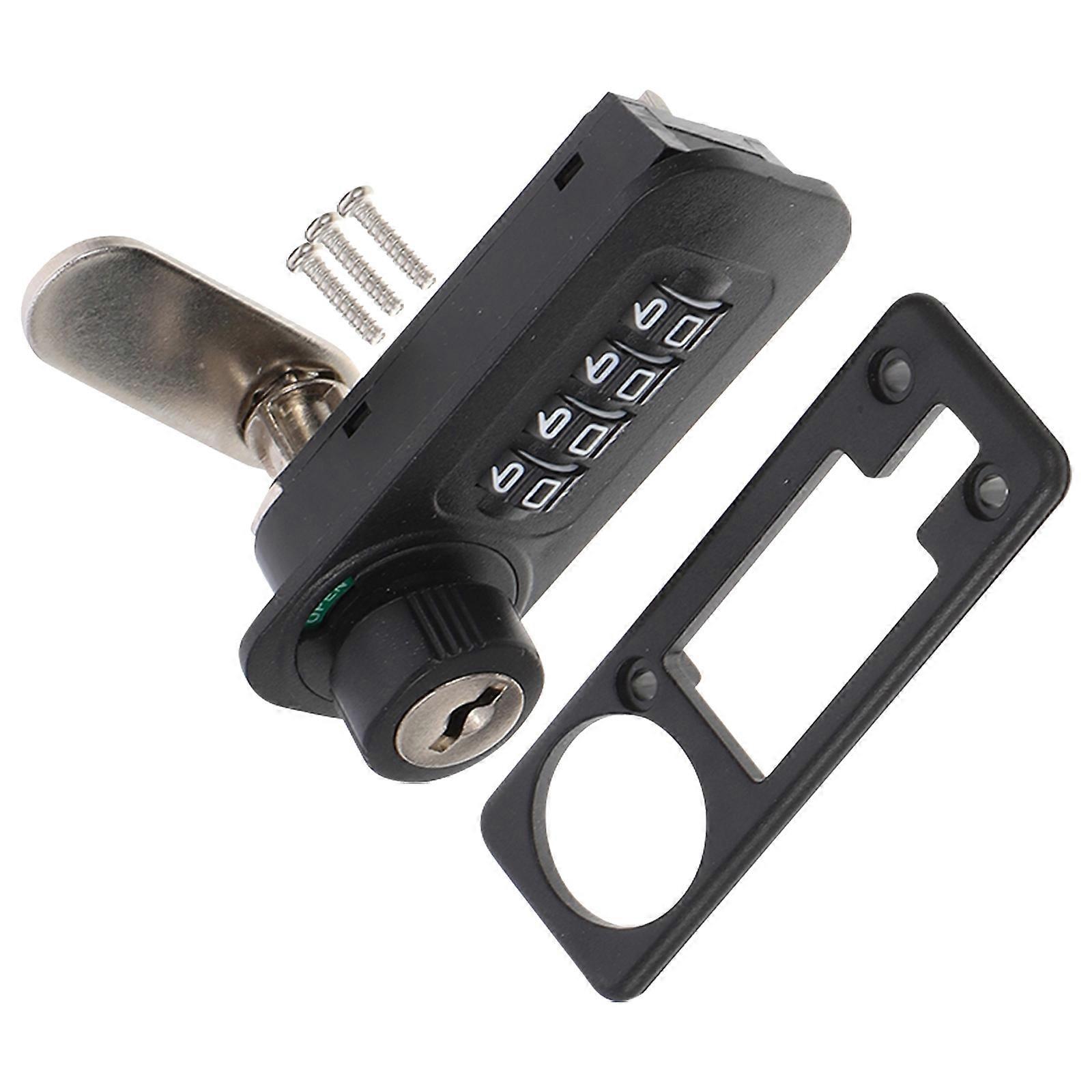 Combination Cabinet Lock Mechanical 4 Door Lock for File Cabinets 3Pcs