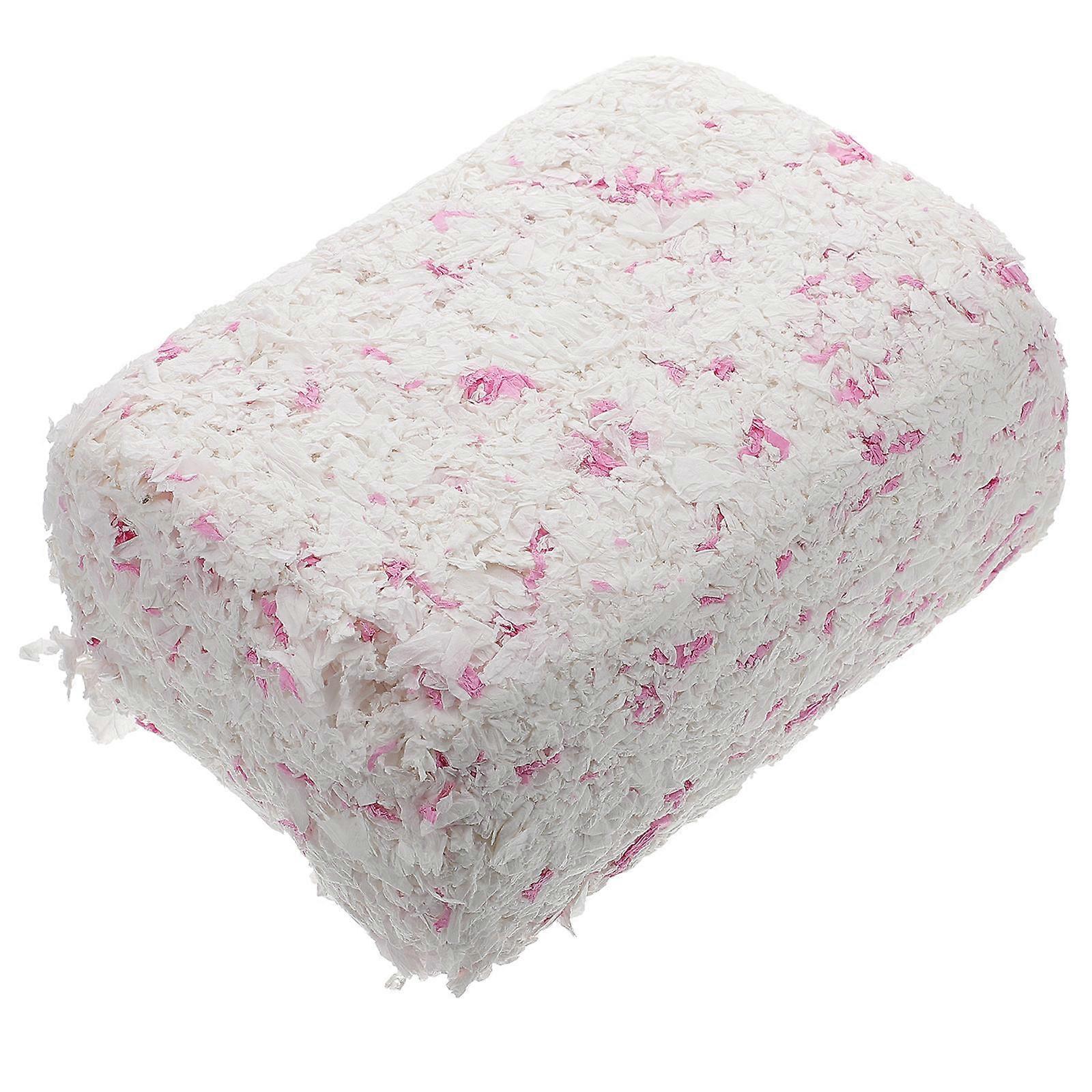 Hamster Bedding Paper Absorbent Liners Small Animals Cage Use White 1Pack