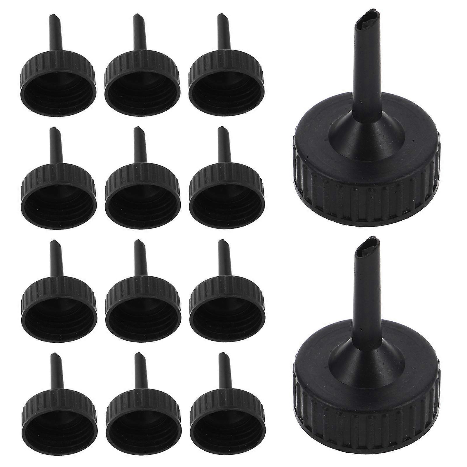 200 Pcs Mini Funnel For Lab Bottles Spill Prevention Accessory Black Lightweight Ideal For Laboratory Use