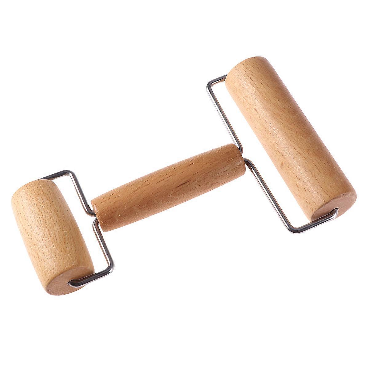 Rolling Pin Baking Wooden T Shape Roller for Dough 3Pcs Pack