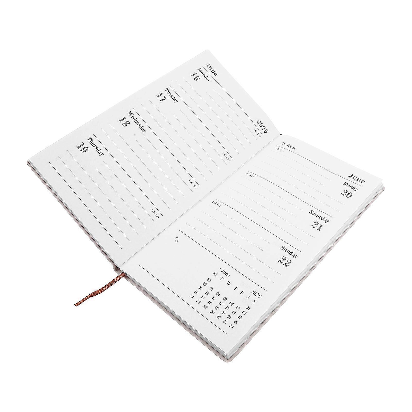 Daily Planner Organizer 5Pcs Office Agenda Notebook for School Use
