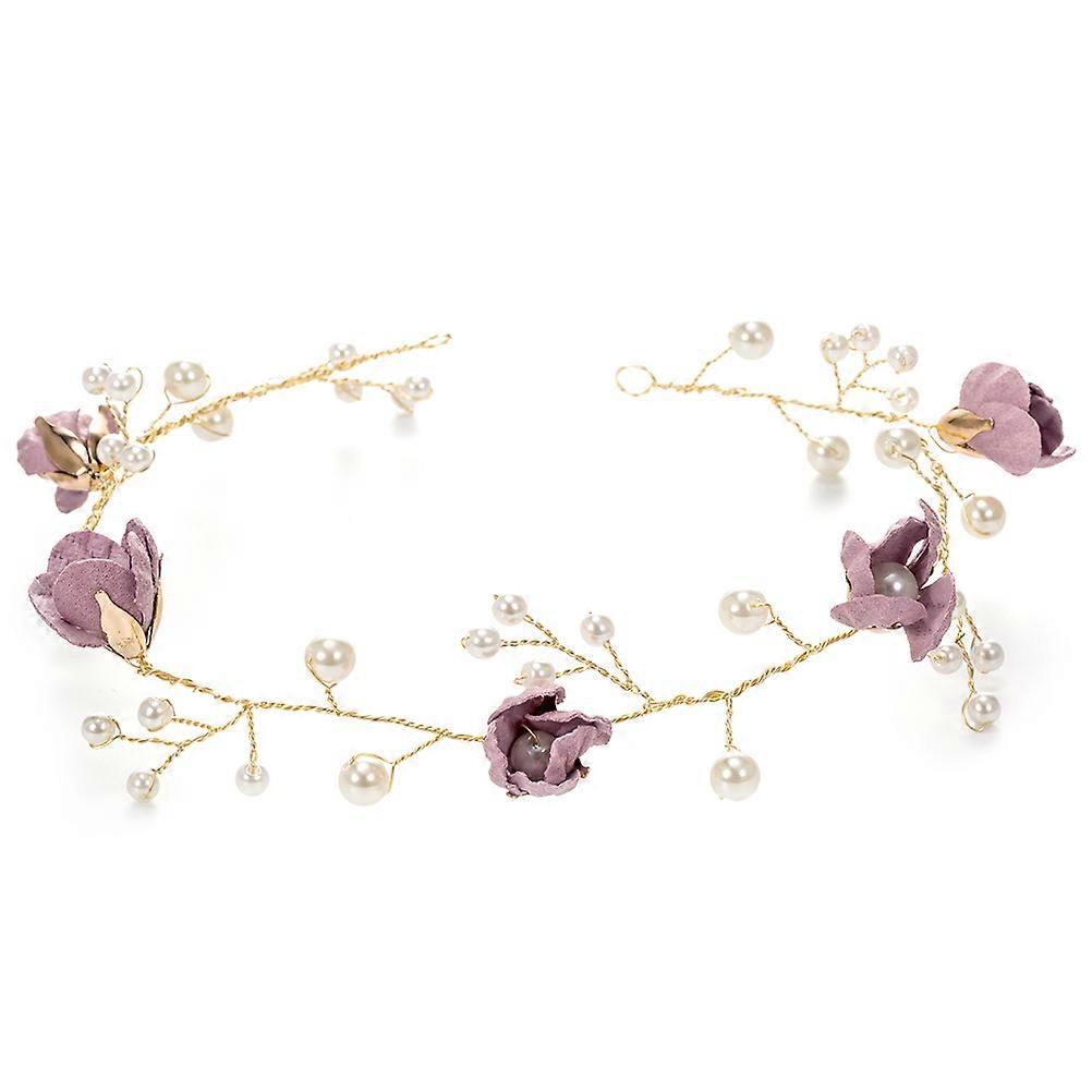 Flower Girls Headband for Parties 3Pcs Floral Crown Wreath Hair Accessories