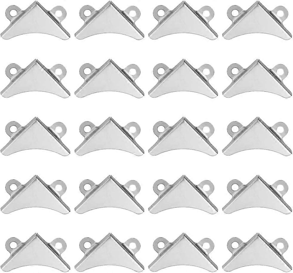 20 Pieces Mirror Corner Brackets Metal Mirror Corner Bracke Corners
