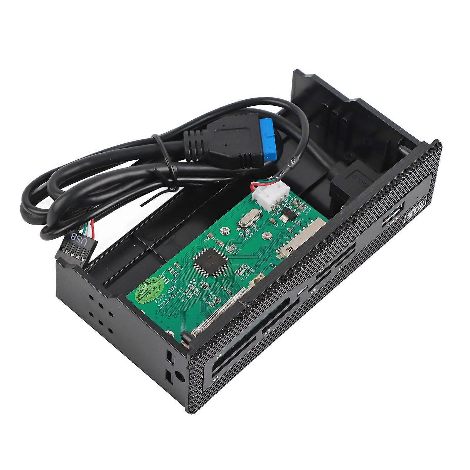 PC Internal Card Reader USB 3.0 Port M2 SD MS XD CF TF Card Dashboard Front Panel