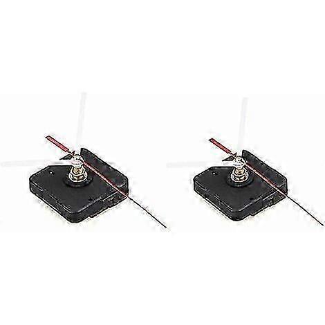 2025LatestModelQuartz Clock Movement Silent Mechanism Hands White Red DIY (2pcs)