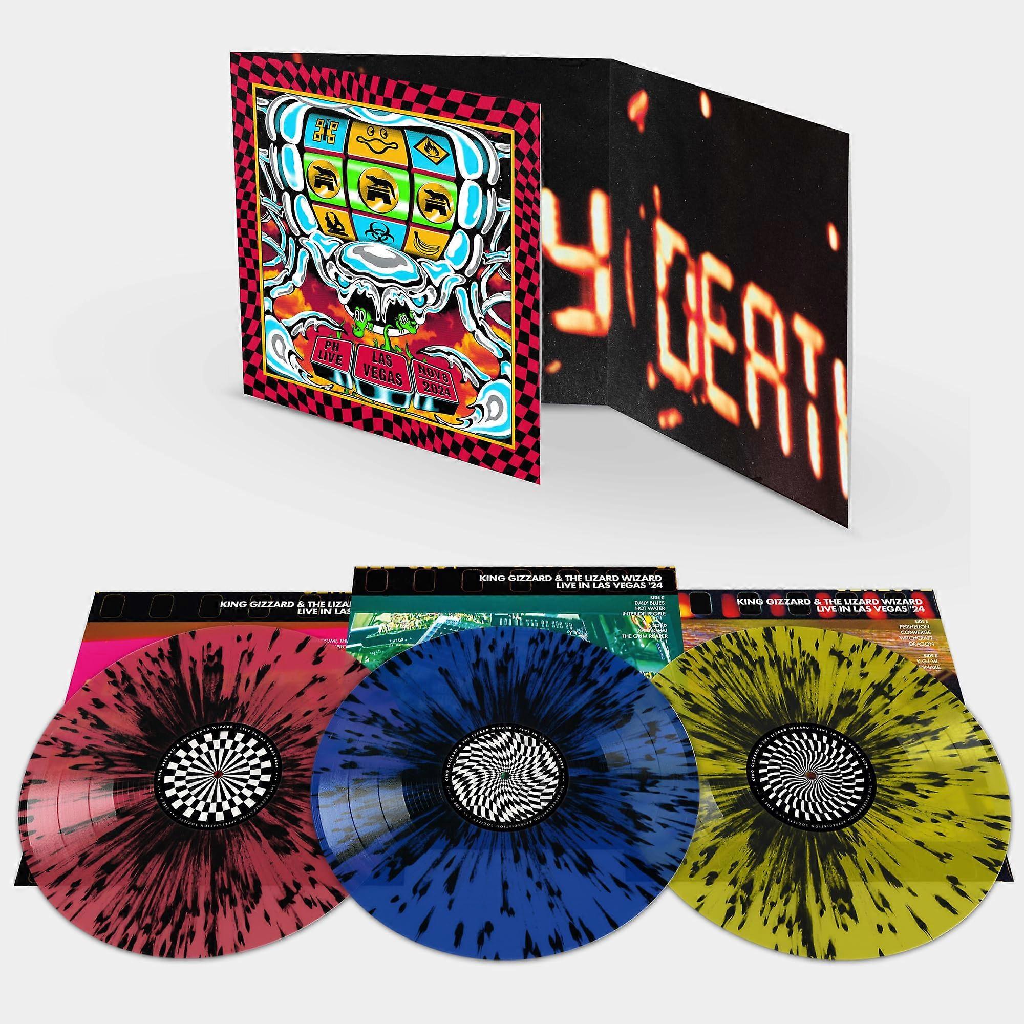 King Gizzard And The Lizard Wizard - King Gizzard - Live in Las Vegas '24 (Triple Gatefold - Splatter Vinyl)  [VINYL]