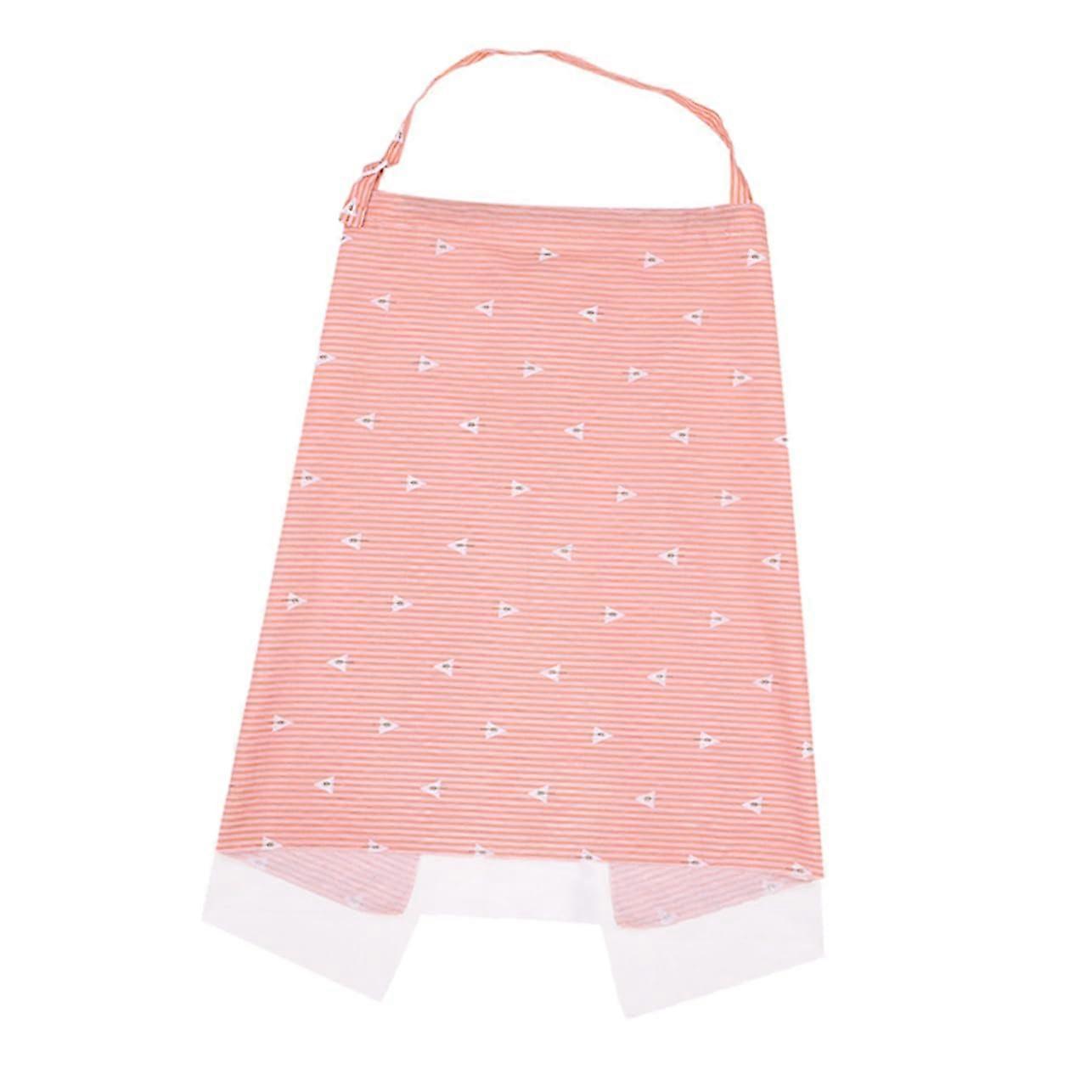 Multifunctional Cotton Nursing Cover Breathable Breastfeeding Towel With Arch Neckline For OnTheGo Feeding