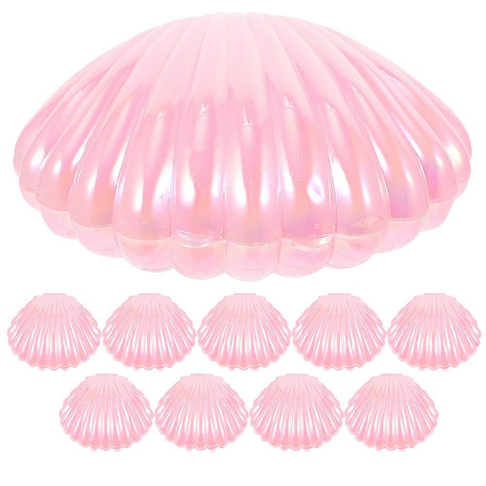 Party Favor Seashell Candy Box PP Storage Box for 120Pcs