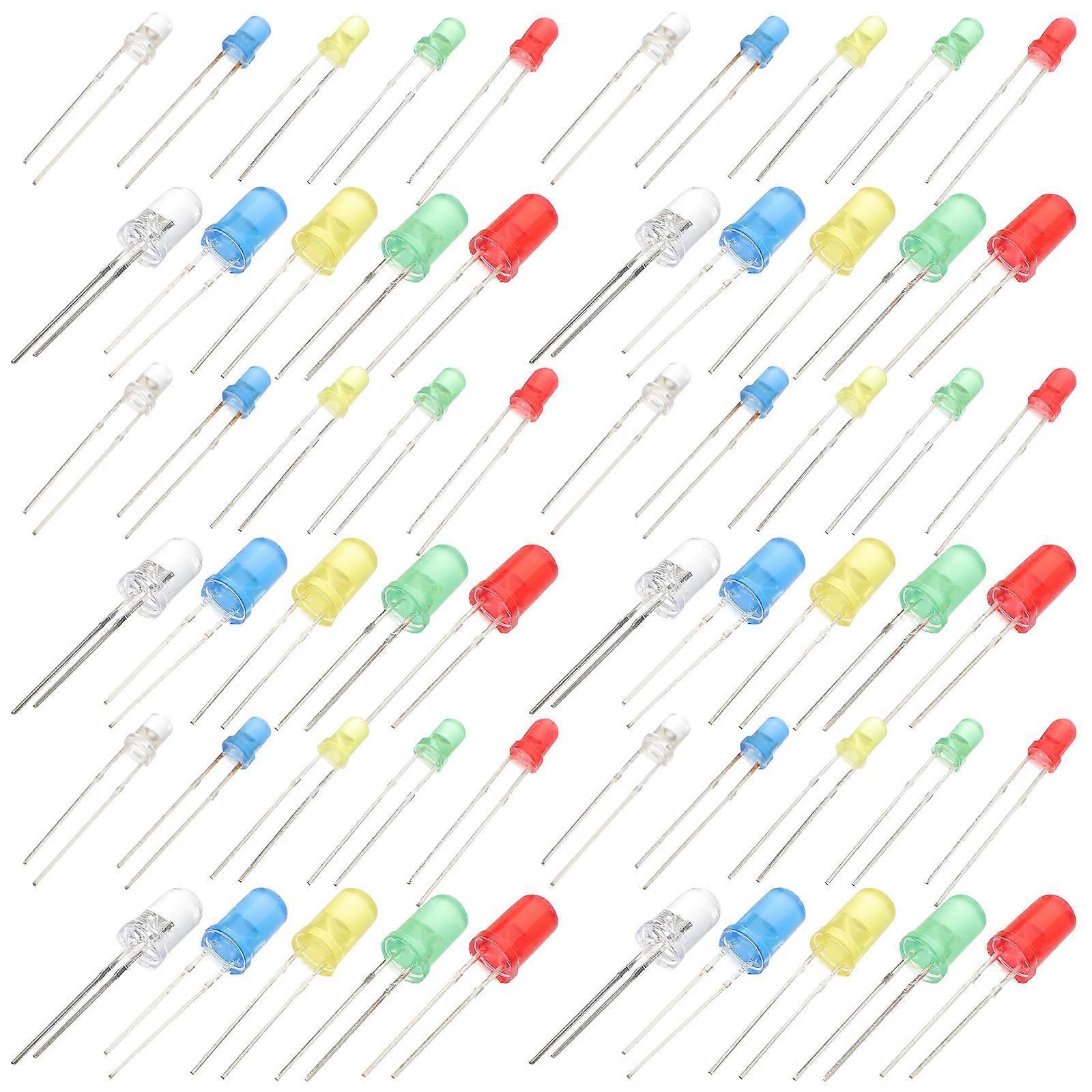 Bright LED Diodes Assorted Emitting Light For DIY Projects Assorted Color High Brightness 1 Set