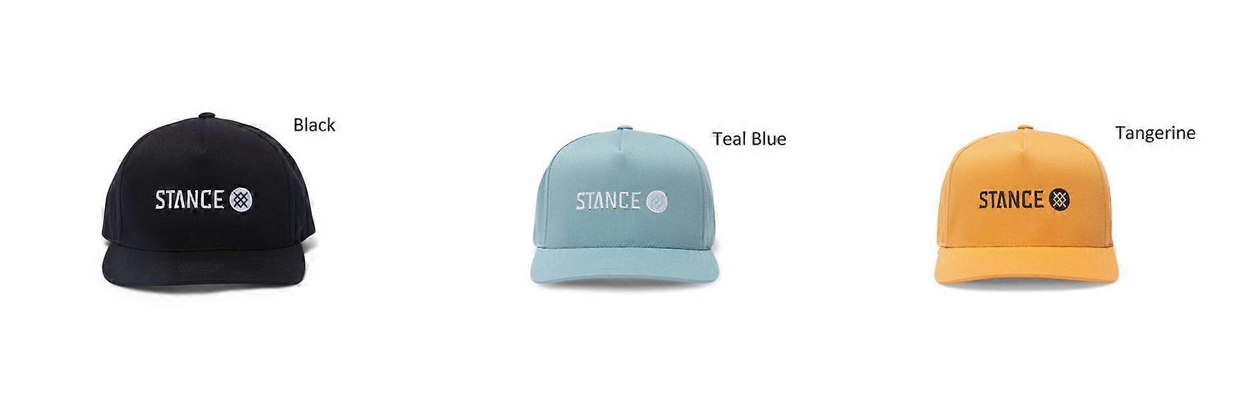 Stance 6 Panel Mens Snapback Curved Peak Cap ~ Icon
