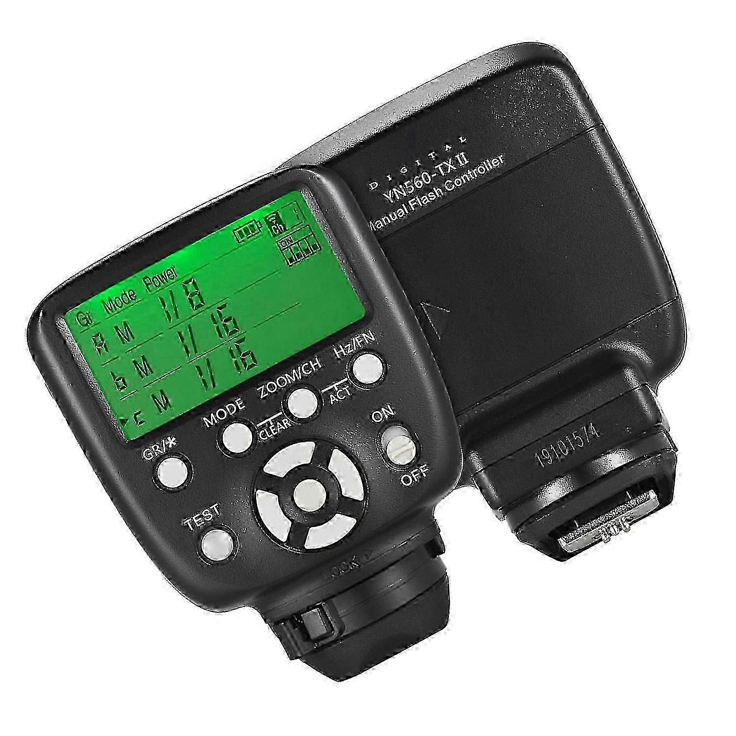 YN560-TX II Émetteur LCD de télécommande de déclencheur de flash manuel pour appareil photo reflex numérique Canon à YN560III