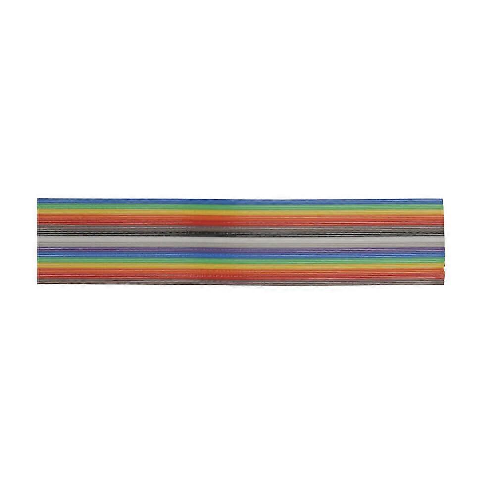 Colour Coded 16 Way Idc Rainbow Cable 30m Parallel Stranded Tinned Copper Wire