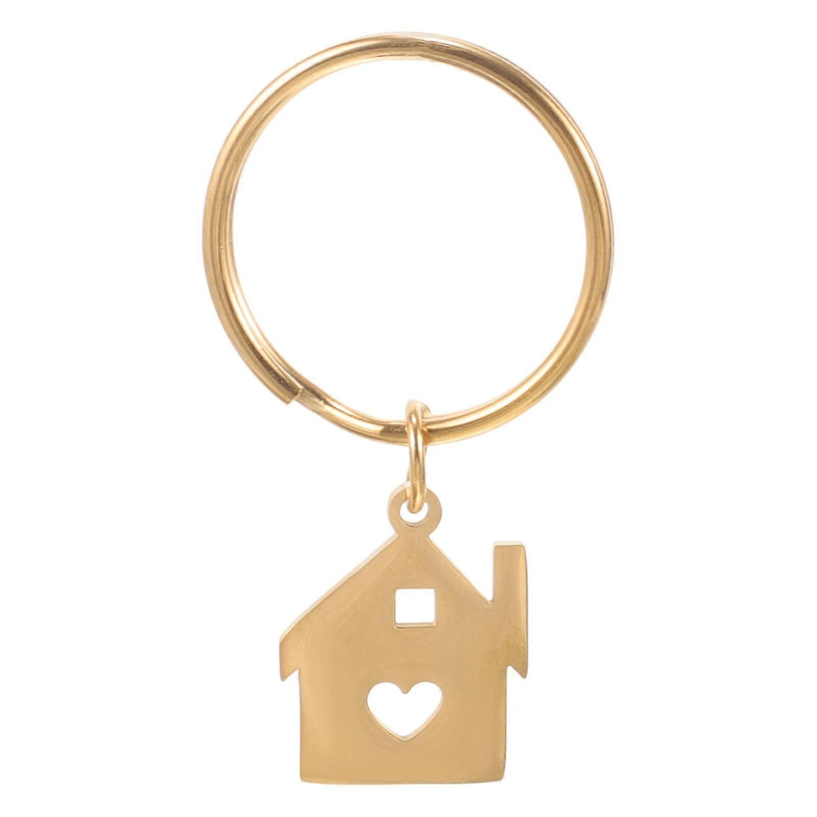First Home House Shape Keychain Bag Hanging Decoration