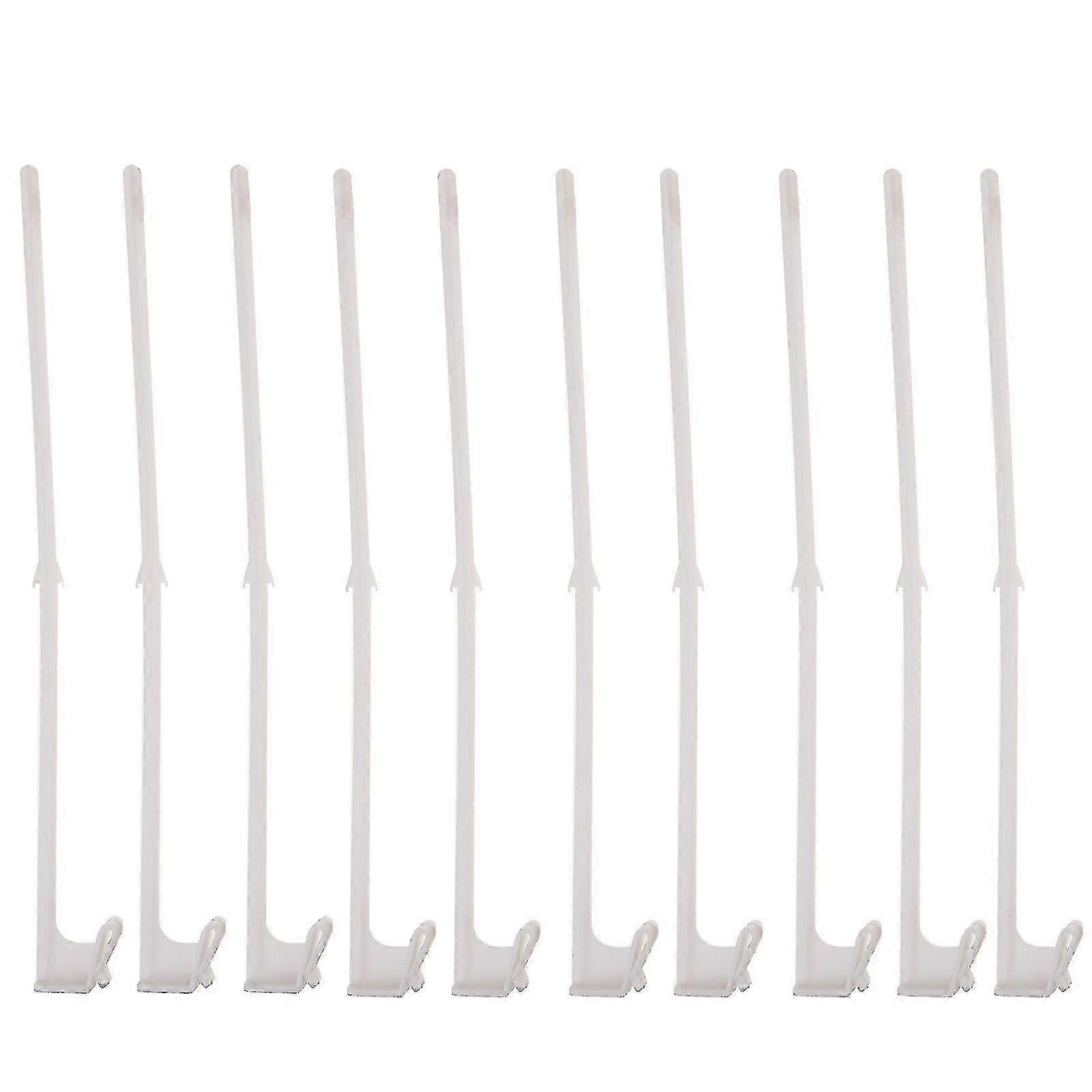 10Pcs Car Window Flagpoles Car Flag Window Clips Truck Flag Holder Without Flag - FFY 25-26s