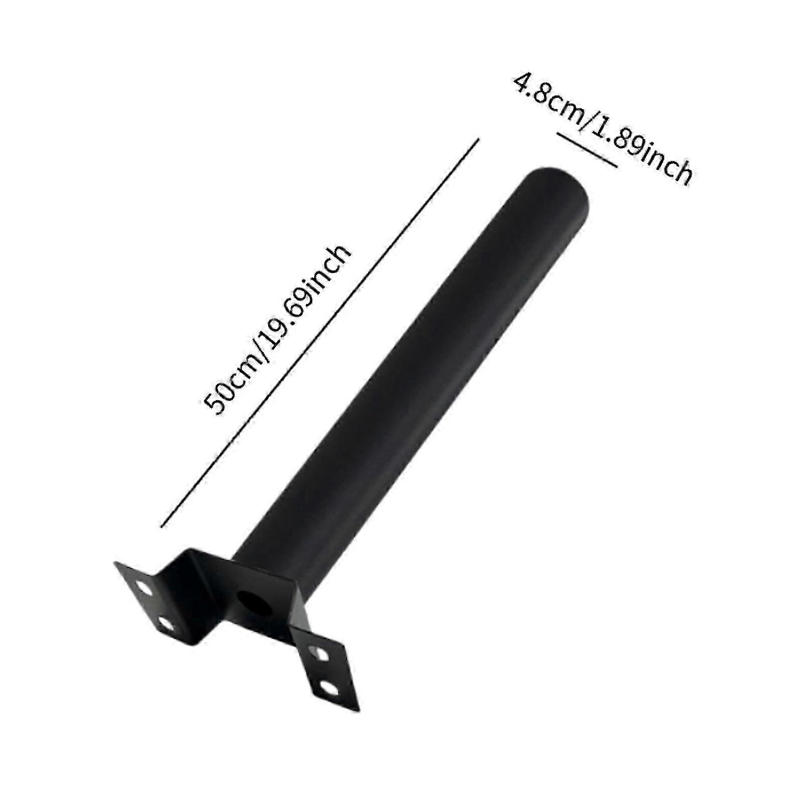 Extension Mounting Arm Solar Street Light Lamp Pathway Pole Mounting Bracket White Straight 25-26