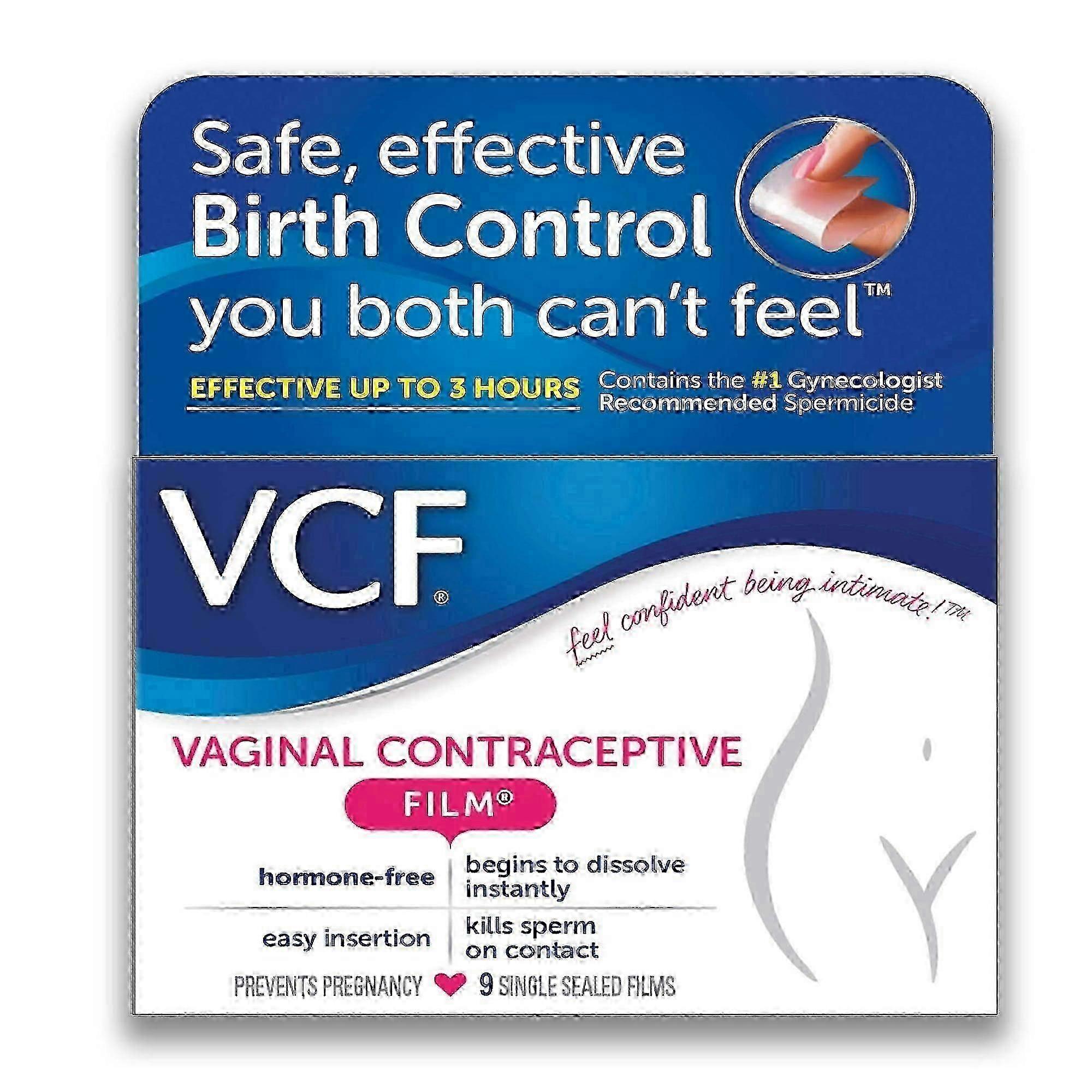 Película vaginal Vcf, 9 Ct-