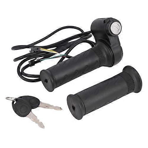Motorcycle Twist Throttle Grip With Keys For Electric Bike Compatible Model Q20