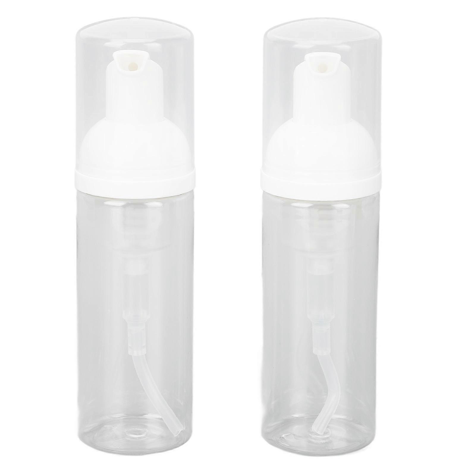 20pcs 50ml Foaming Pump Bottle Prevent Leakage Transparent Travel Foaming Dispenser Bottle 