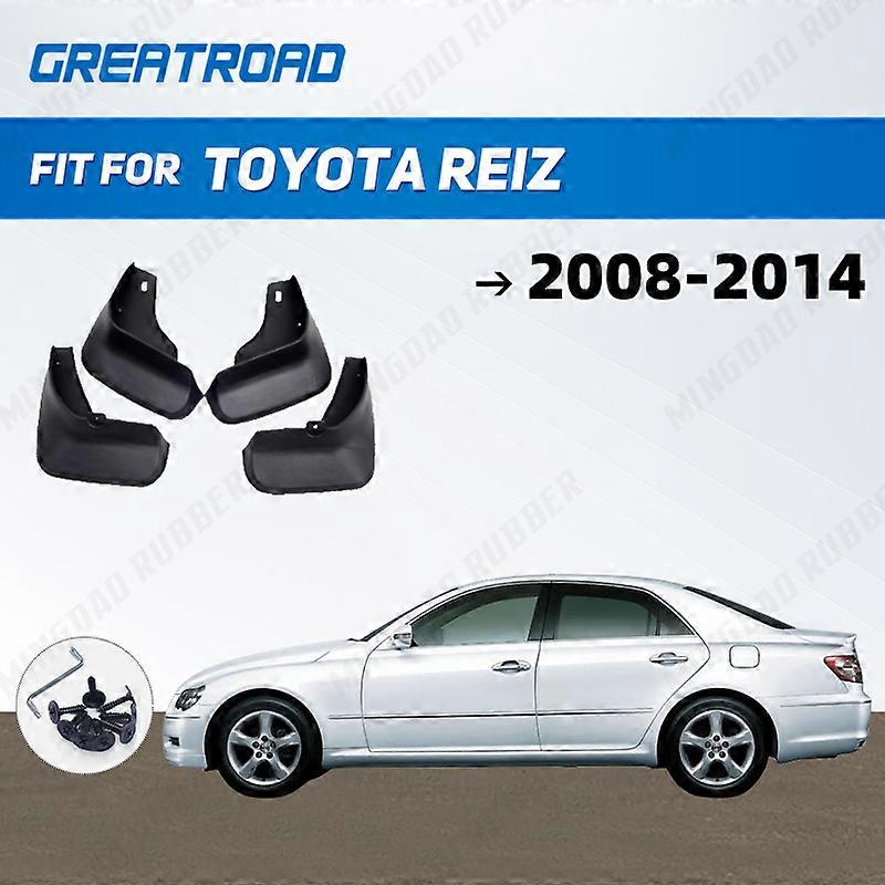 For Toyota REIZ 2008-2014  2009 10 11 12 2013Fender Mudflaps Splash Guards  Mudguards Mud Flaps car Access