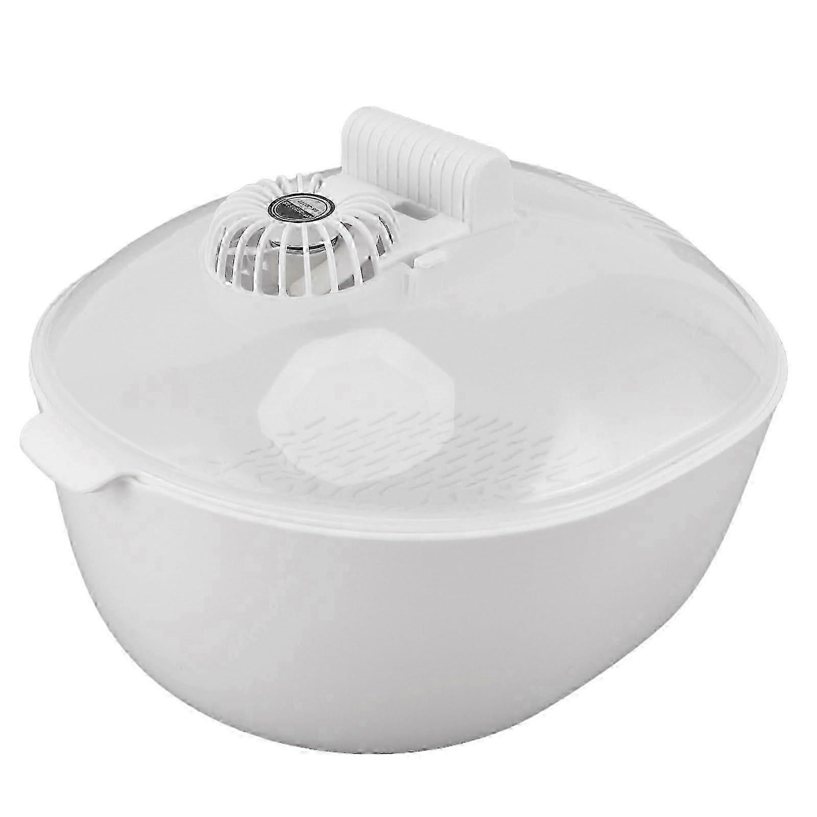 Defrosting Tray for Frozen Meat, Fast and Safe Defrosting of Food, Large UV Defrosting Box with Draining Basket, 15 Minute 30 Minute Time Control