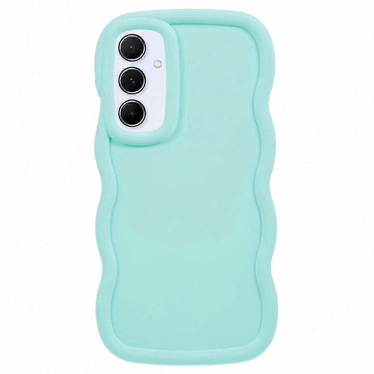 Galaxy A54 5G Case, Soft TPU Protective Cover with Wave Frame Design