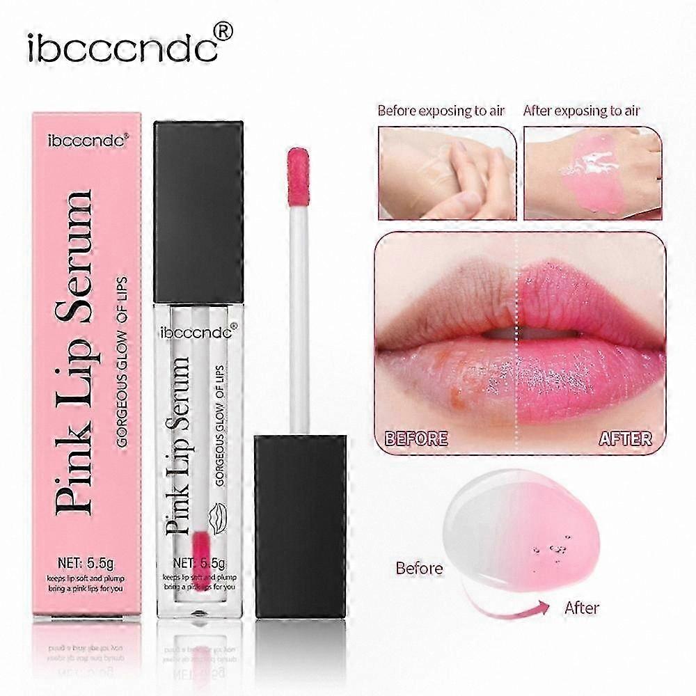 Tinted Lip Oil with Pink Hue for Hydration and Color Enhancement, Deep Moisture and Lip Revitalization Solution