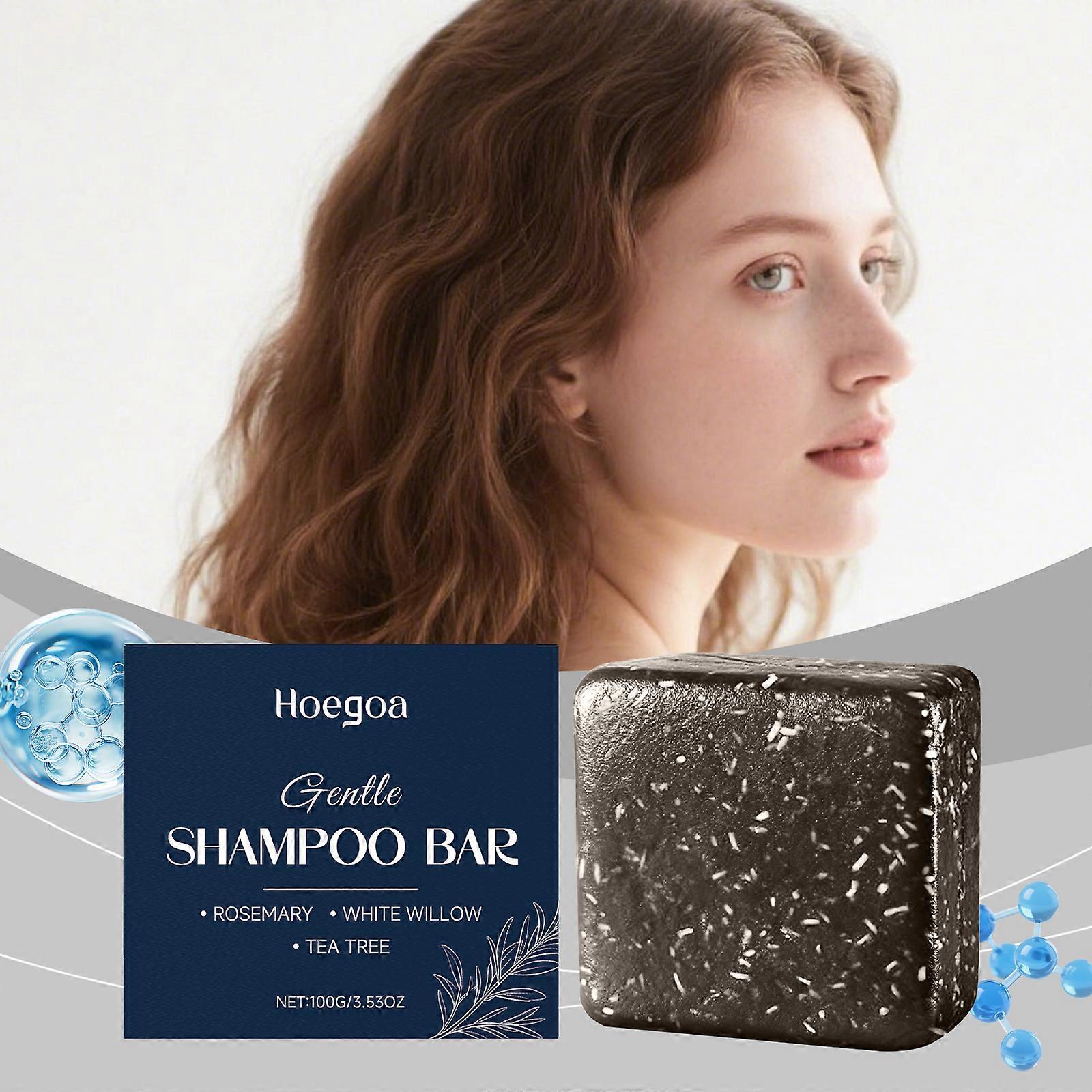 Hoegoa Rosemary Gentle Shampoo Soap Is Refreshing, Moisturizing, Gently Cleansing, Volumizing And Softening, Providing Hair Care