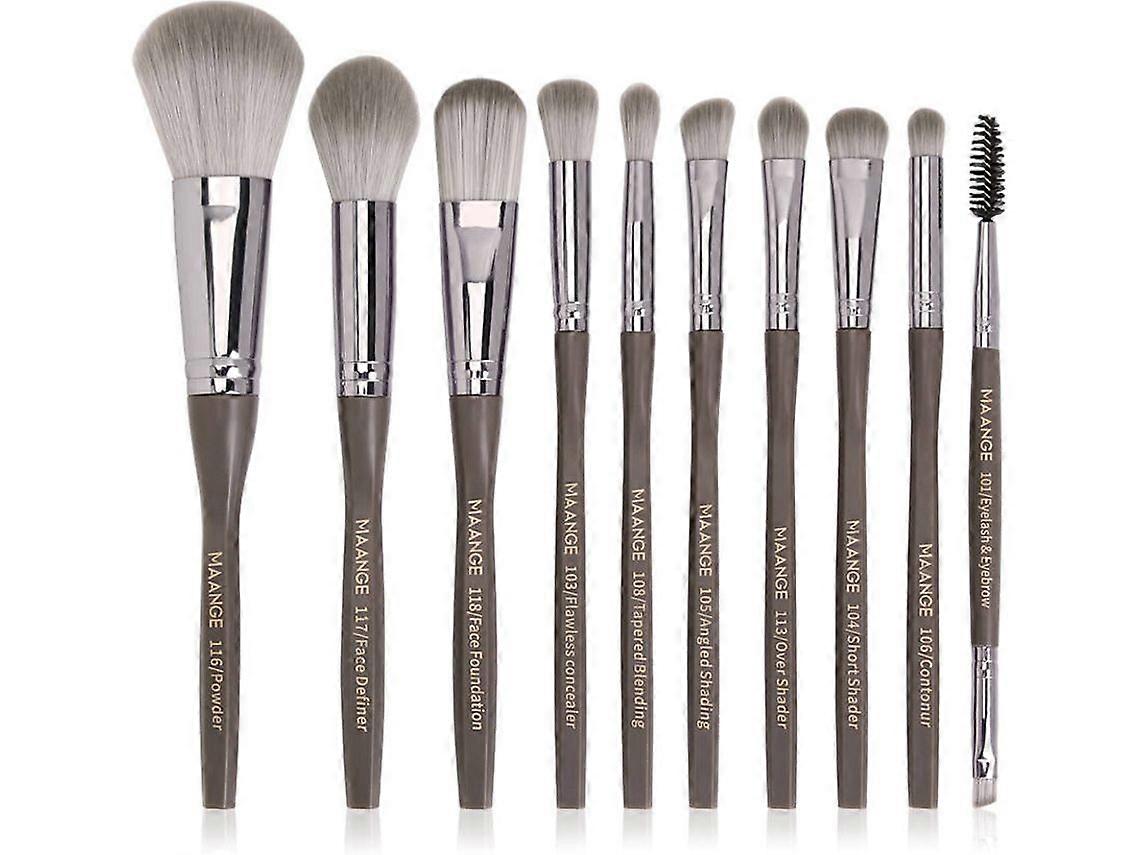 Makeup Brushes Kit Makeup Brushes Set Eyeshadow (10 Un)