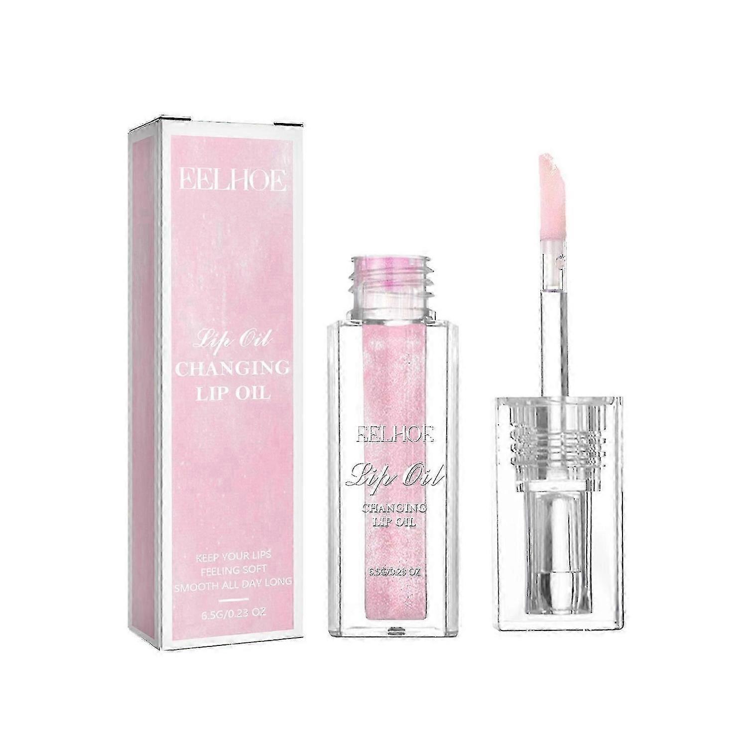 EELHOE color changing lip oil lightens and smooths fine lines on the lips, moisturizes and prevents dryness and cracking. Color changing lip care