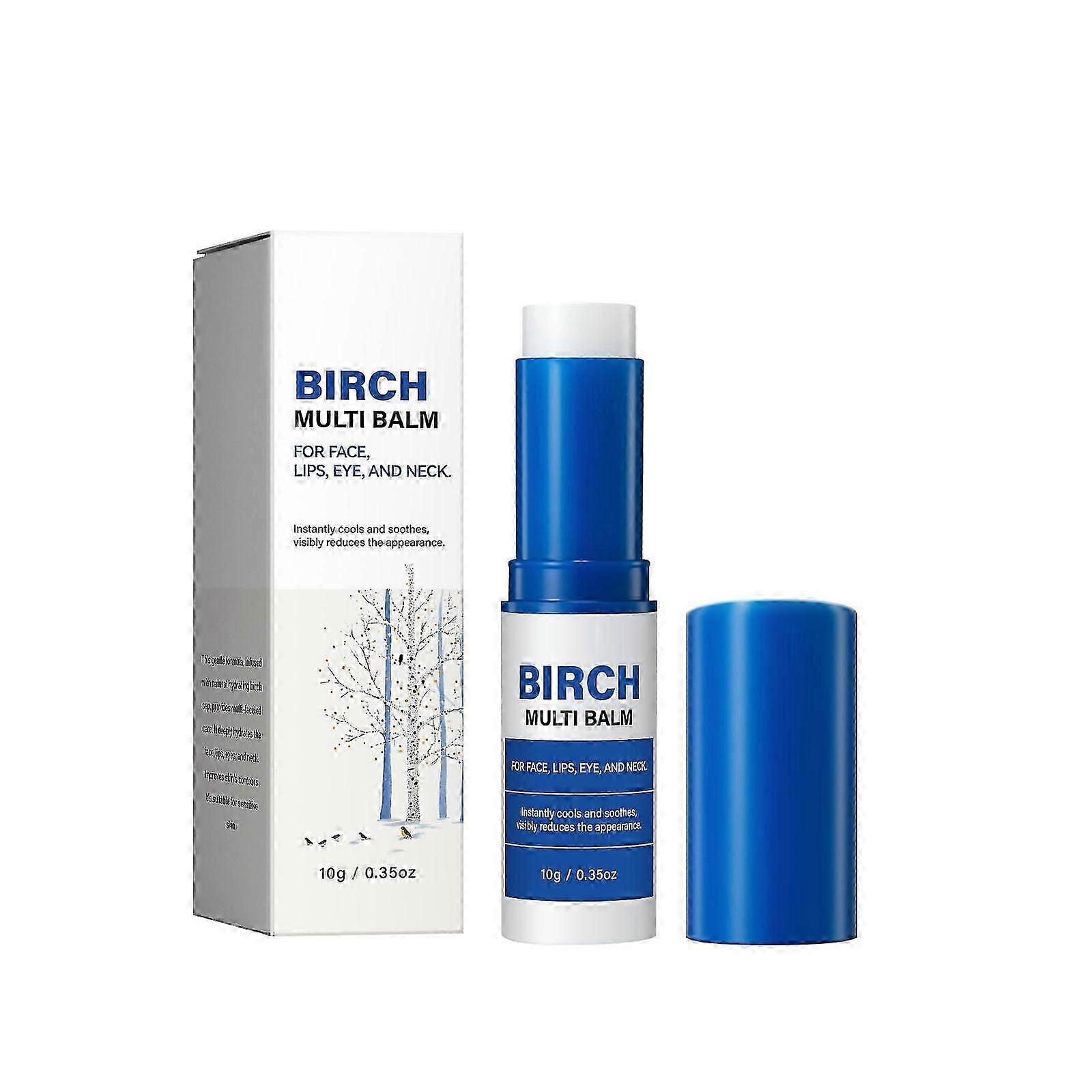 Birch Juice Icy Cooling Eye Stick  Depuffing Glow Booster Balm for Puffy Eyes, Dark Circles, Fine Lines | Moisturizing Multi Eye Balm Stick, 10g