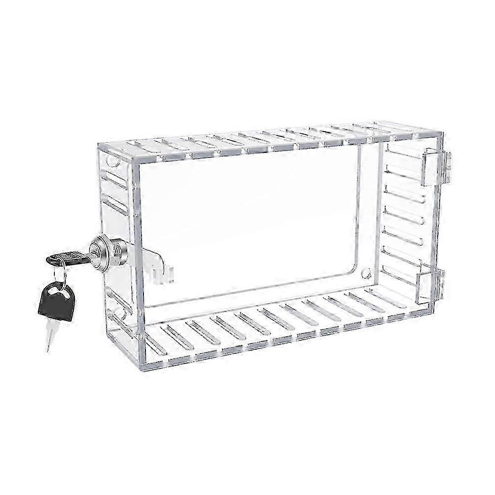 Wall Mounted Thermostat Lock Box Thermostat Clear Guard With Key 2025