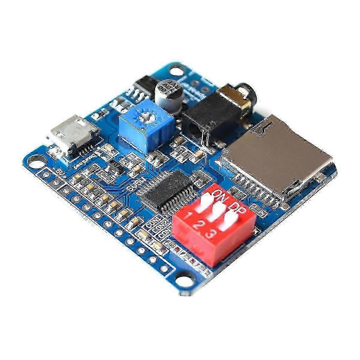 Voice Sound Playback Module MP3 Player Module UART I/O Trigger Class D Amplifier Board 5W DY-SV5W