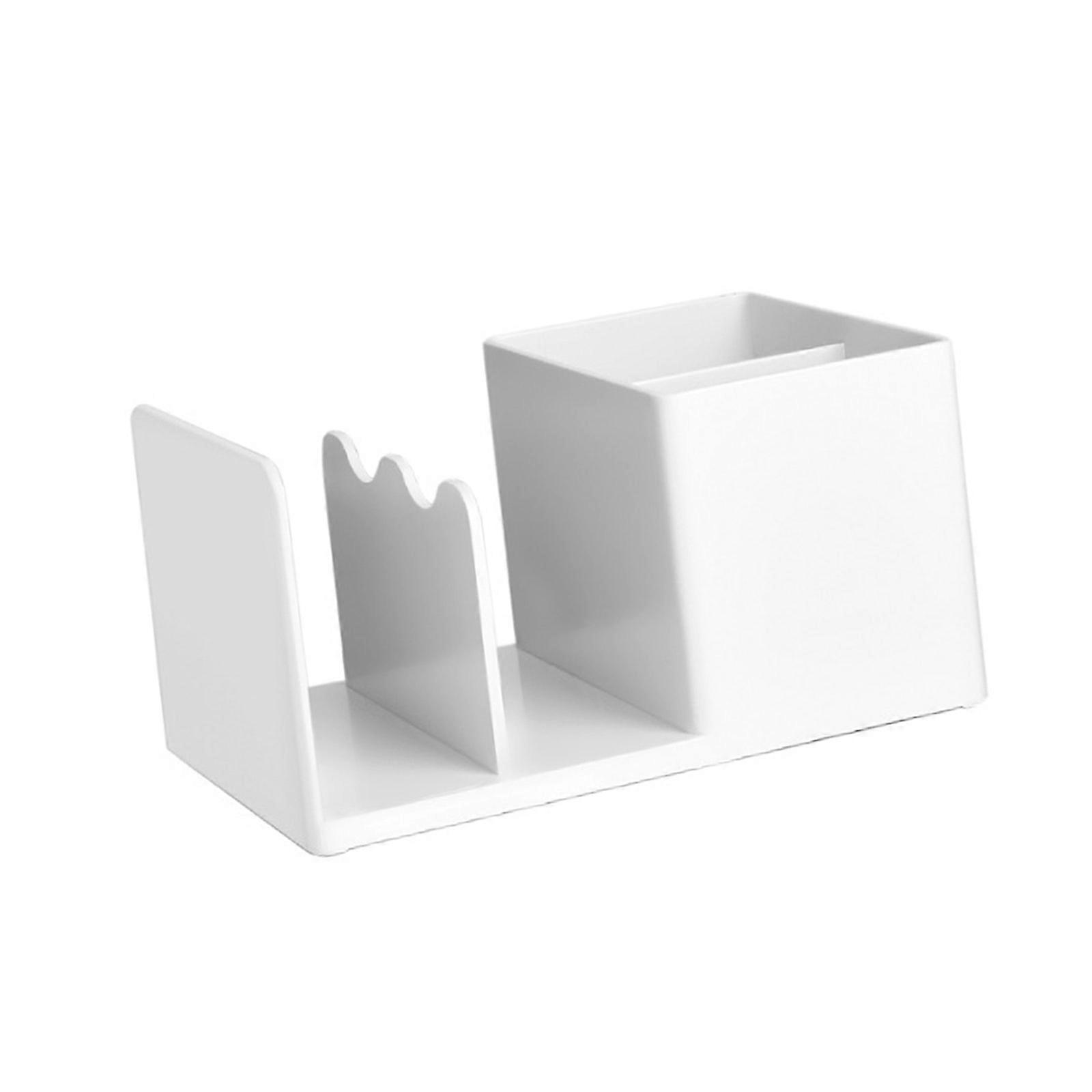 Multifunctional Desktop Organizers Bookend Stationeries Storage Shelf Office Dorm Study Table Space Saving Desk Shelf Multicolor