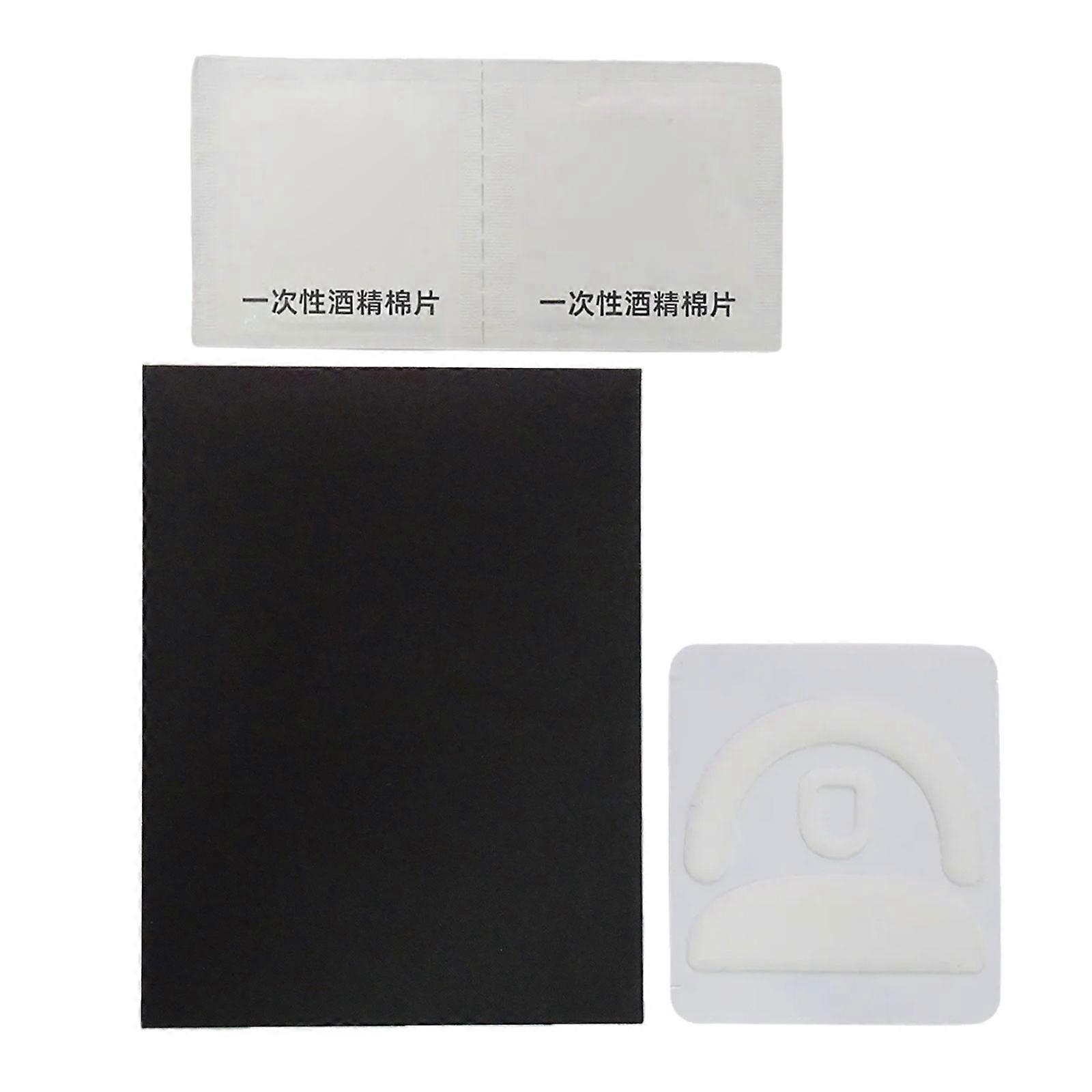 1Set Ice Version Mouse Skates Pad Round Curveds Edges Mouse Feet Stickers for ATK A9 Plus Ultra Mouse Multicolor