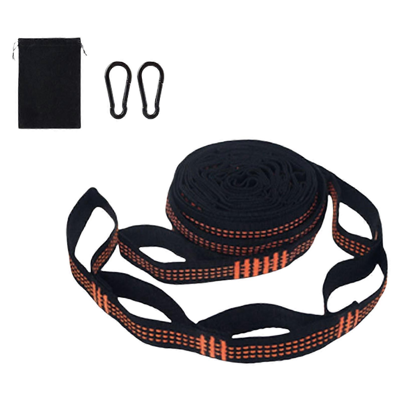 Hammock Hanging Strap Secure Quick Connecting Mechanism 500LB Capacity Waterproof Outdoor Essential for Hammock  300cm
