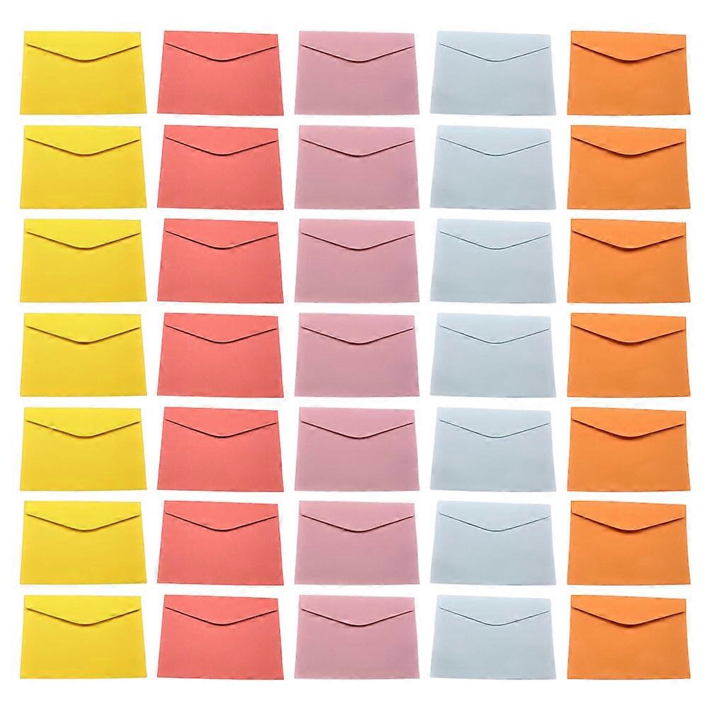 Card Envelopes Paper Colored Envelopes for Writing 50Pcs Assorted Colors