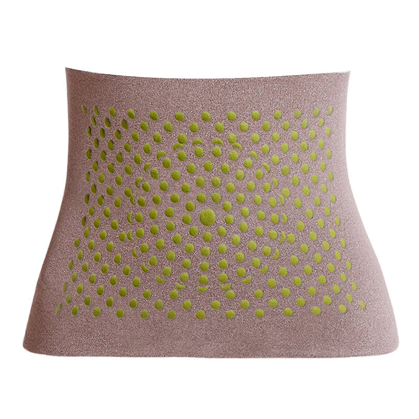 Warm Waistband Self-Heating Back Belt with Elastic Heat and Back Support for Daily Use - Camel Plus Mugwort L